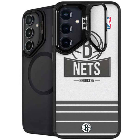 NBA Brooklyn Nets Static Galaxy S25 Kickstand Case